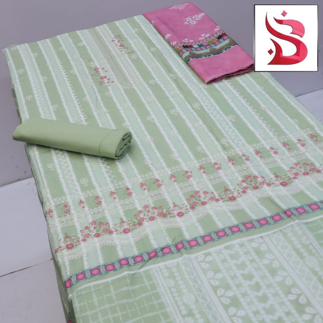 Embroidery CutWork Dupatta (1251-001)