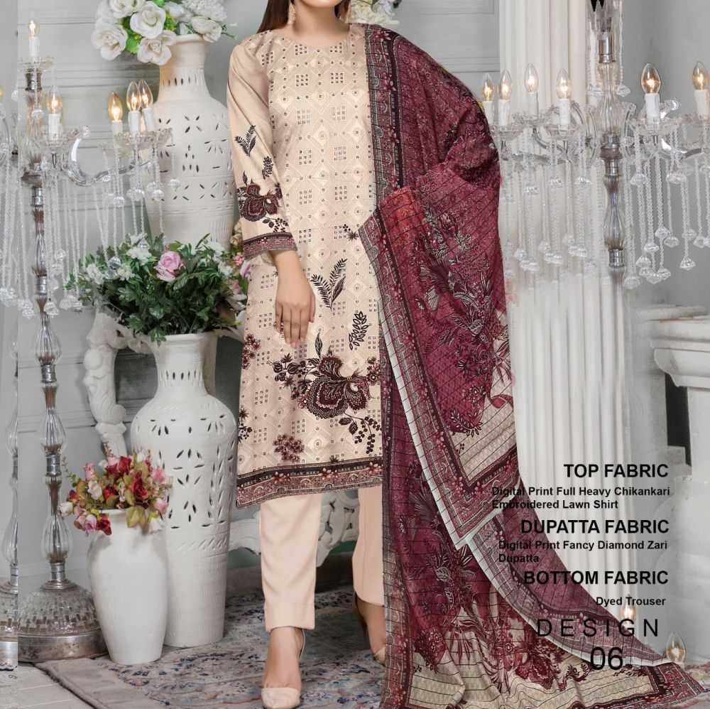 Bareeze Eid Collection Chikenkari (1294-003)