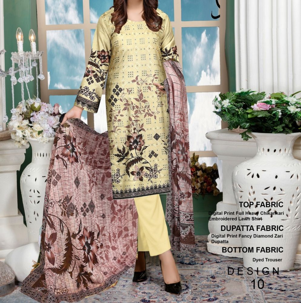 Bareeze Eid Collection Chikenkari (1294-004)