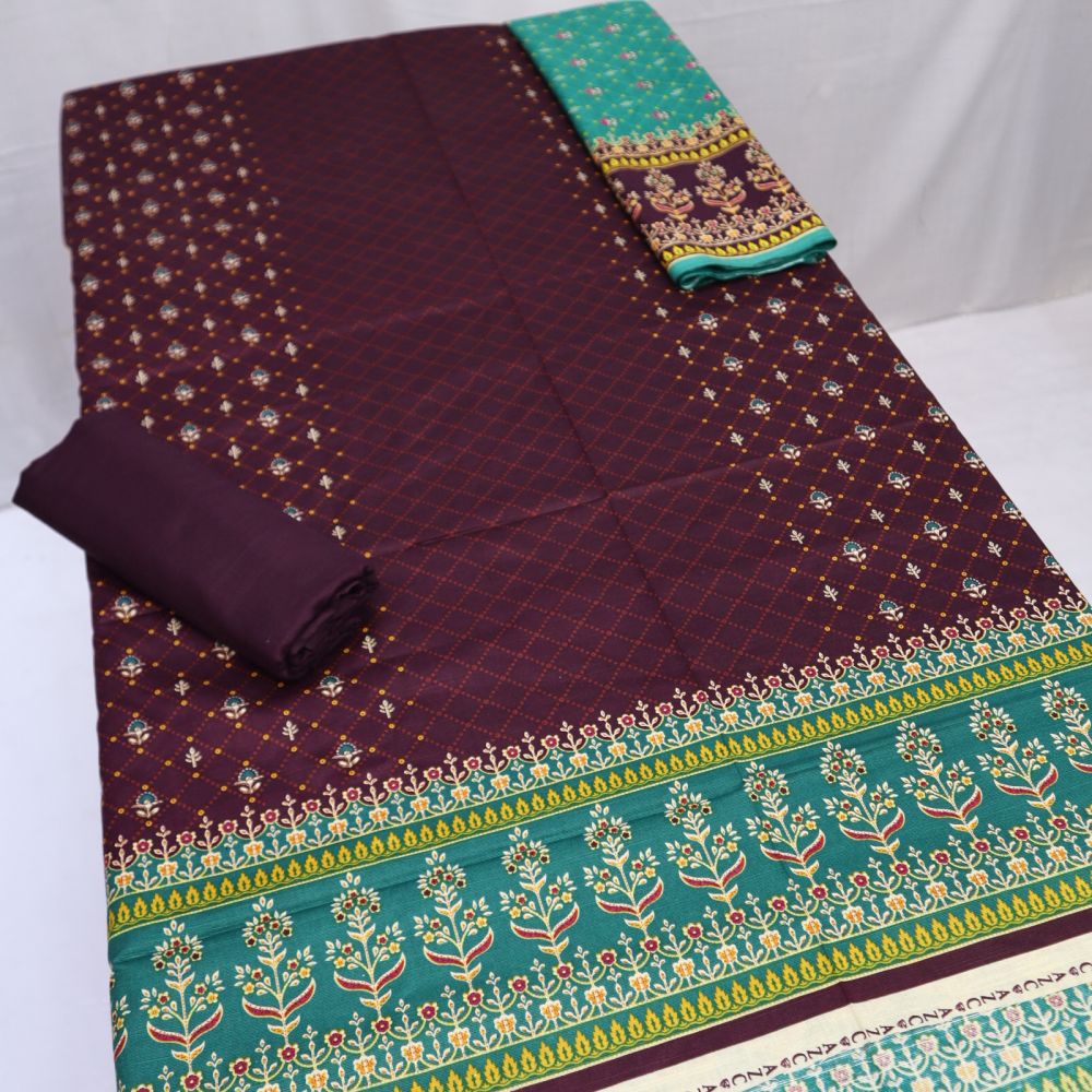 Digital Khaddar with Khaddar Shawl (1379-006)