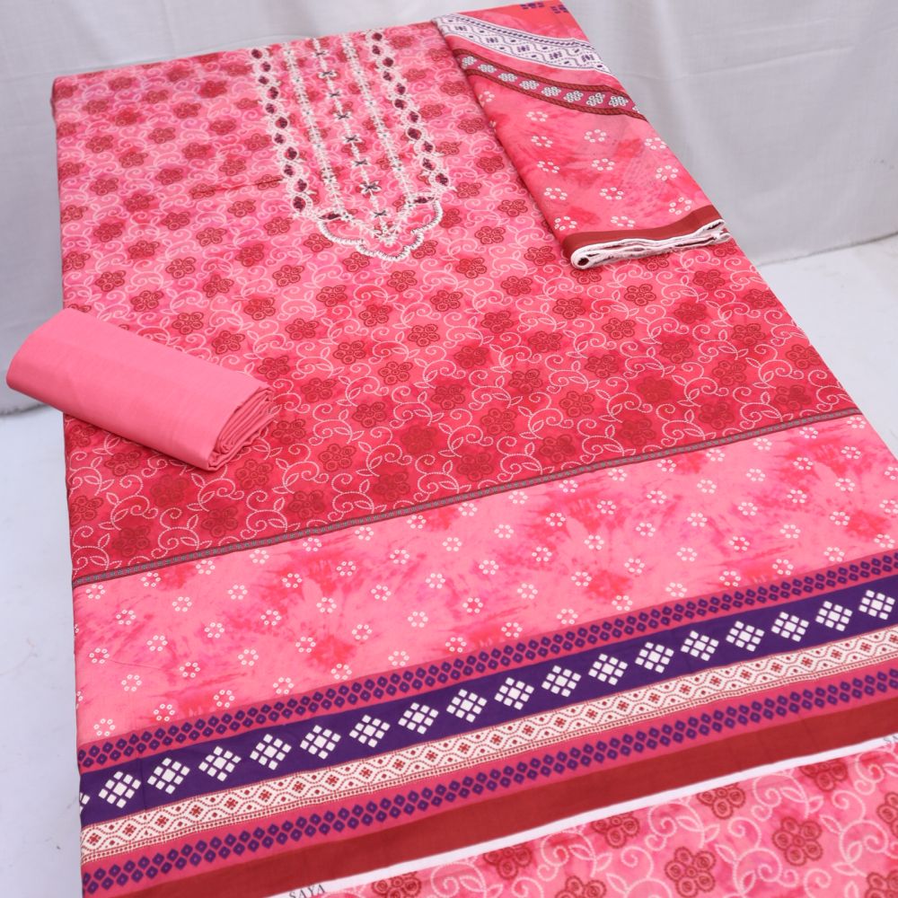 Saffron Embroidered Lawn (1367-007) Saya