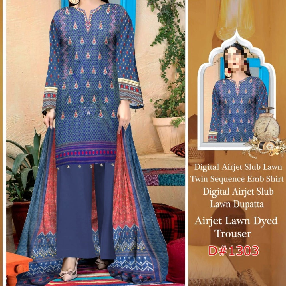 Airjet Fancy Slub Lawn (1267-010)
