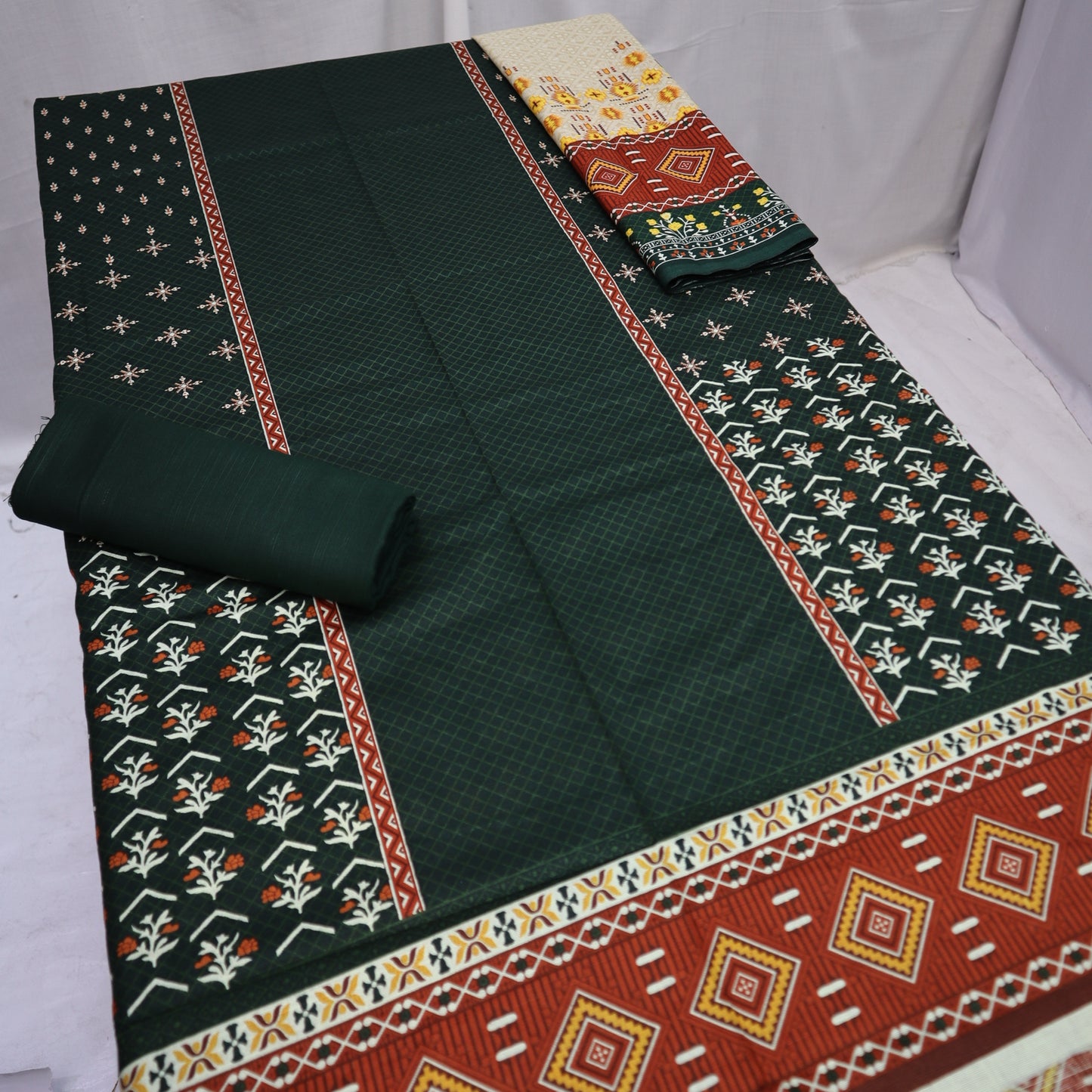Digital Khaddar with Khaddar Shawl (1379-015)