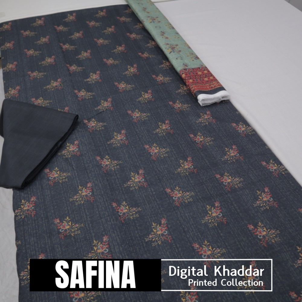 Safina Digital Khaddar 3 Piece (1410-050)
