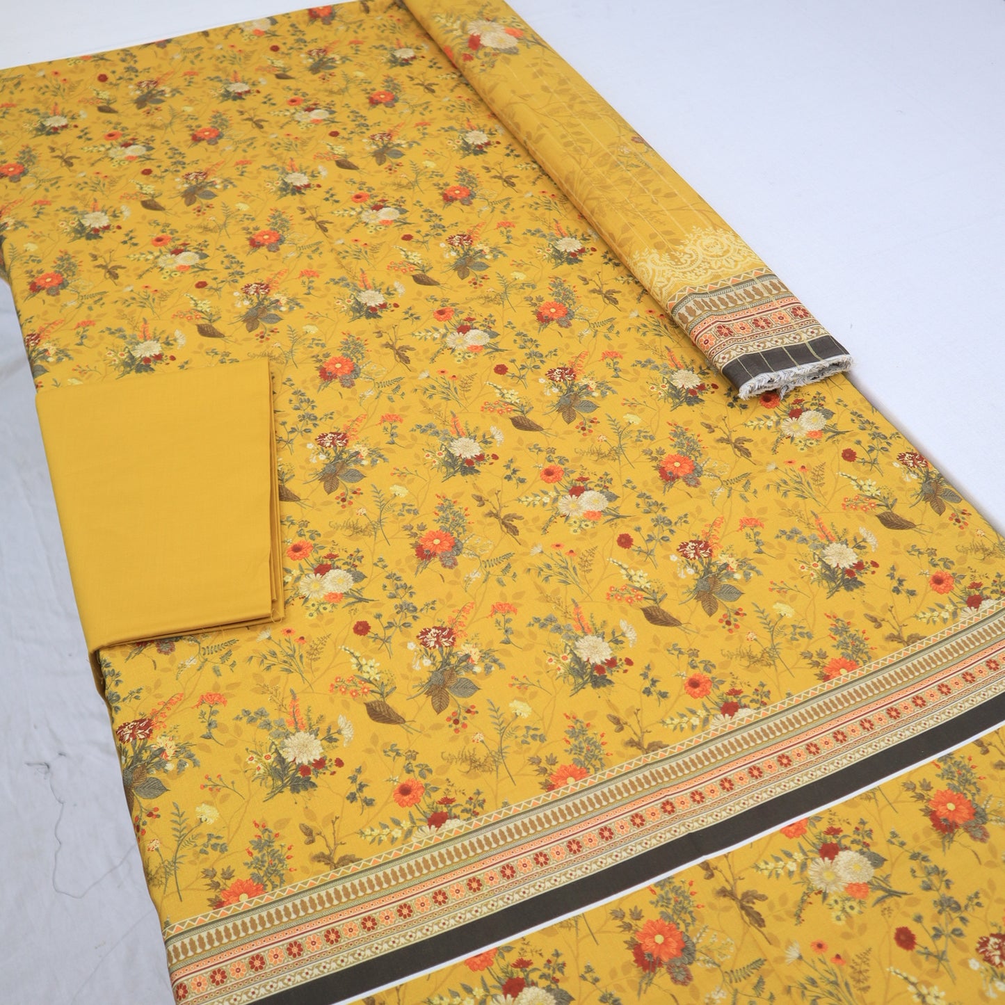 Bin Saeed Digital Lawn 3 Piece (1269-249)
