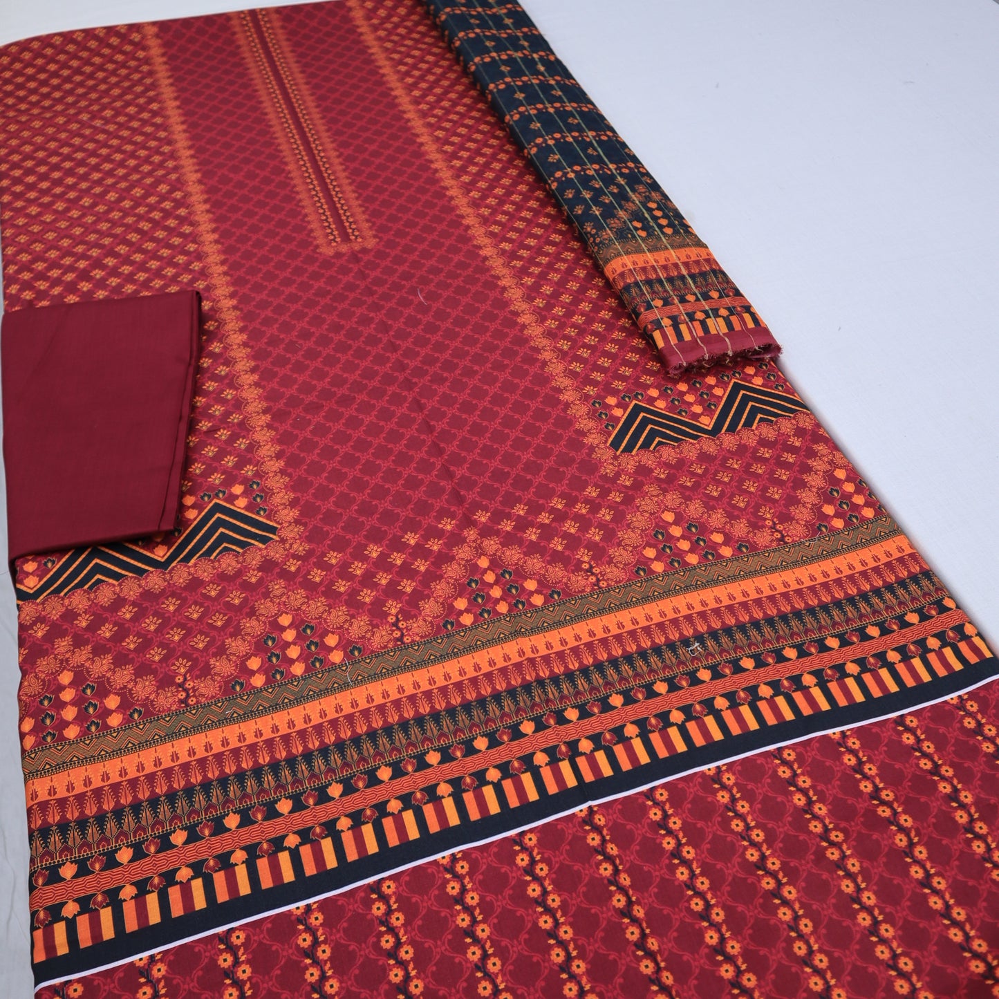 Bin Saeed Digital Lawn 3 Piece (1269-263)