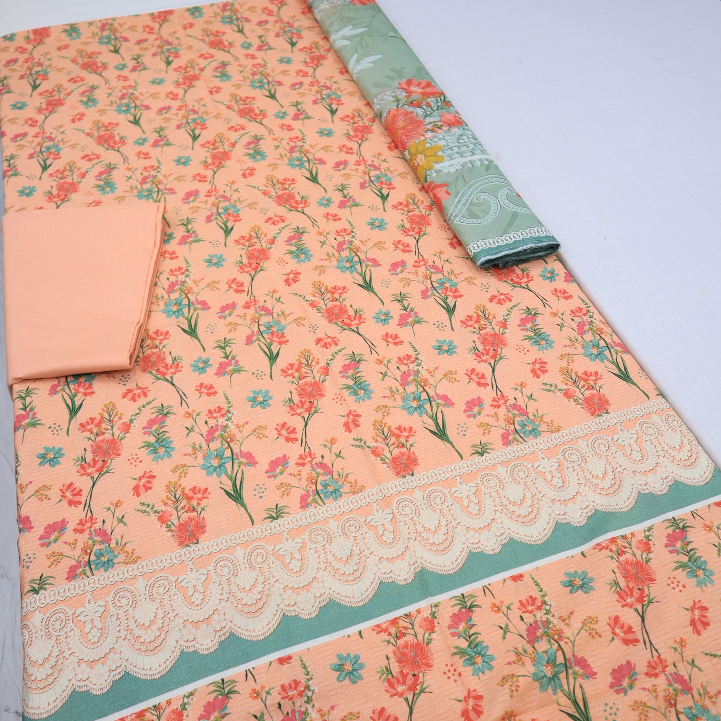 Bin Saeed Digital Lawn 3 Piece (1269-266)