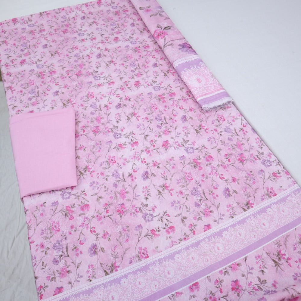 Bin Saeed Digital Lawn 3 Piece (1269-295)
