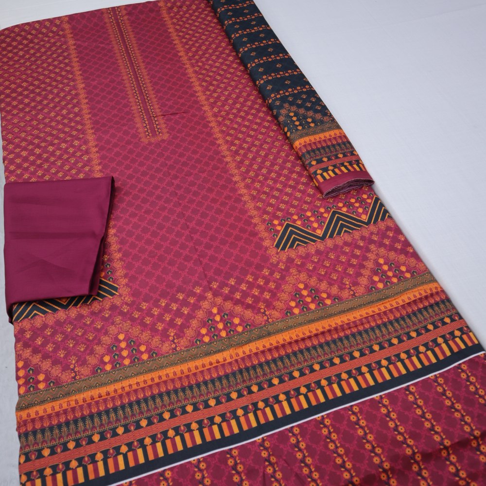 Bin Saeed Digital Lawn 3 Piece (1269-299)