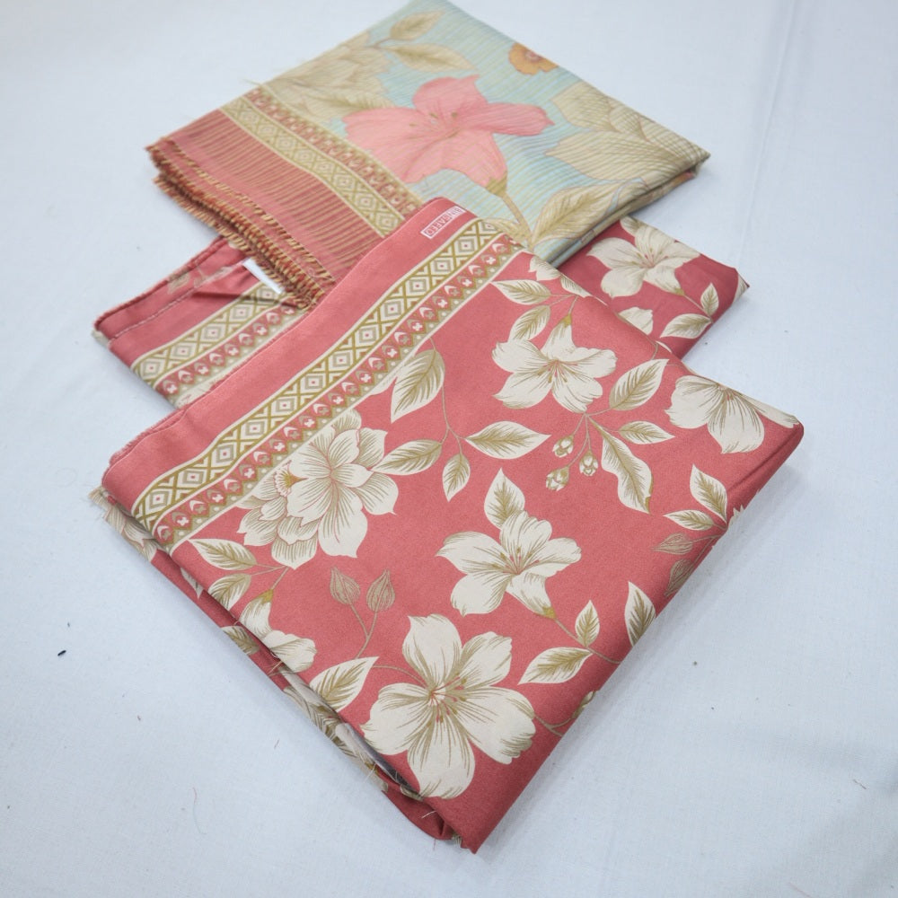 Bin Saeed Digital Lawn 3 Piece (1269-378)
