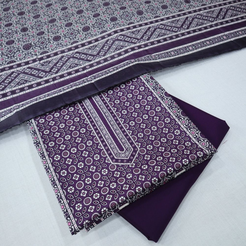 Bin Saeed Digital Lawn 3 Piece (1269-388)