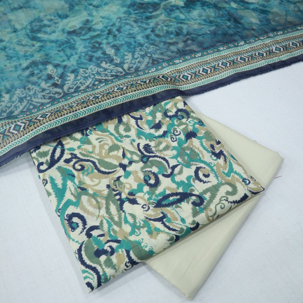 Bin Saeed Digital Lawn 3 Piece (1269-419)