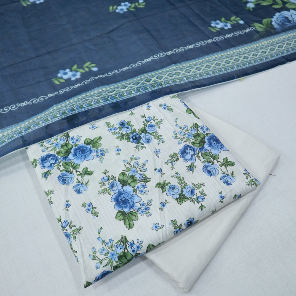 Bin Saeed Digital Lawn 3 Piece (1269-421)