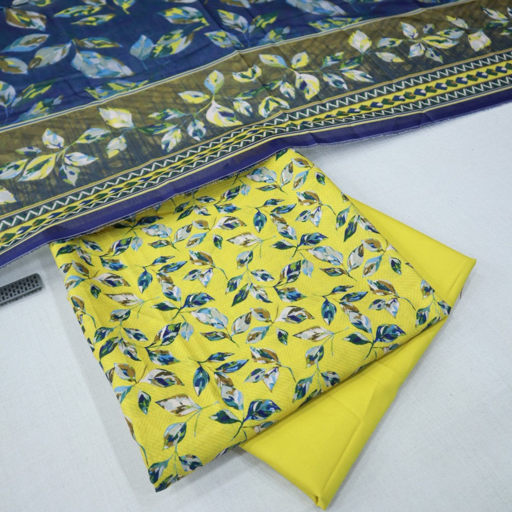 Bin Saeed Digital Lawn 3 Piece (1269-428)
