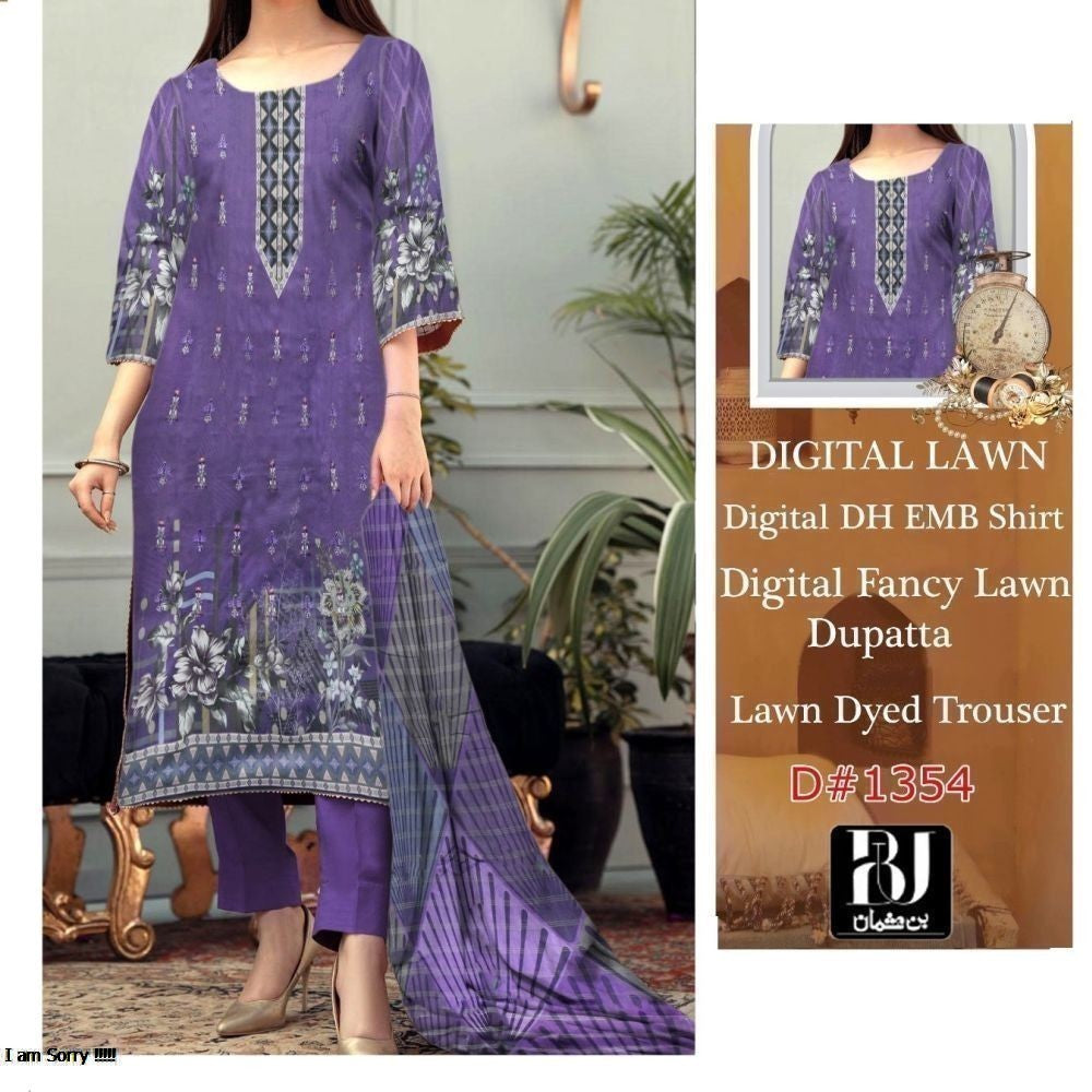 Lawn Double Head EMB (1331-003) UN Creation