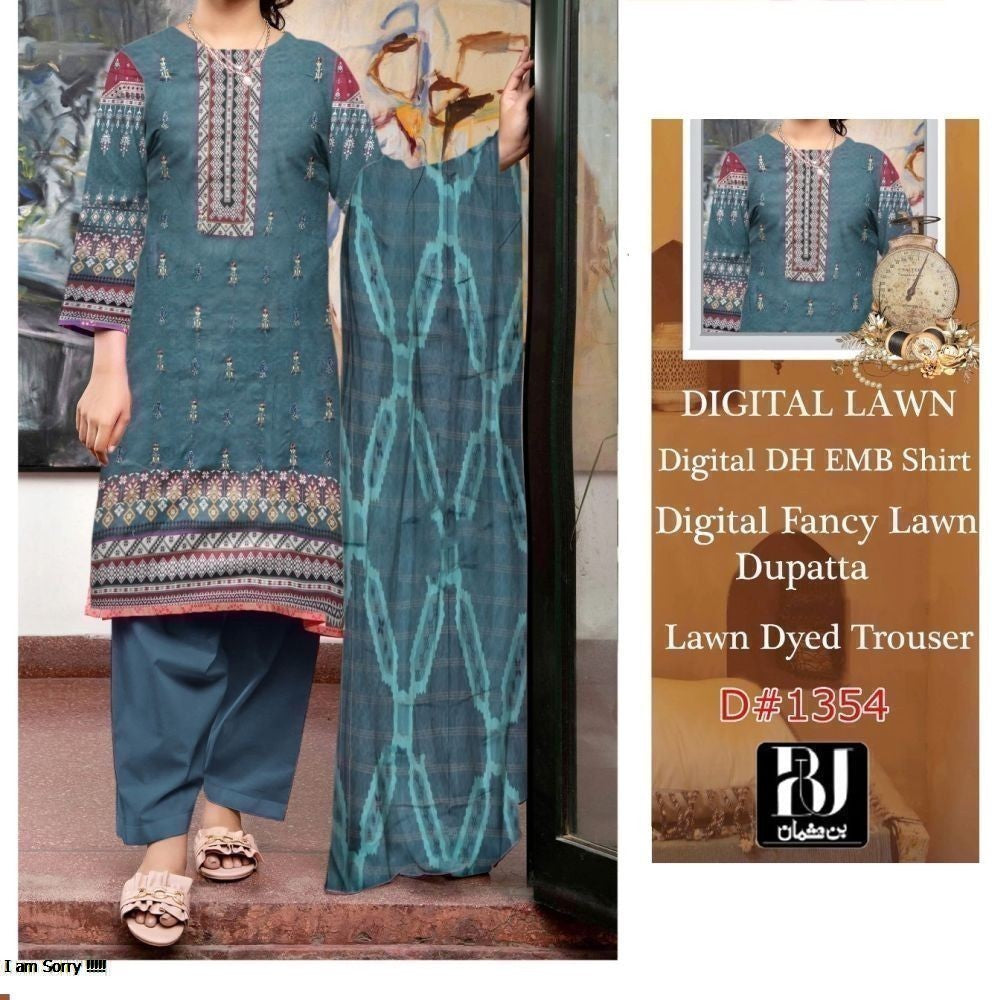Lawn Double Head EMB (1331-004) UN Creation