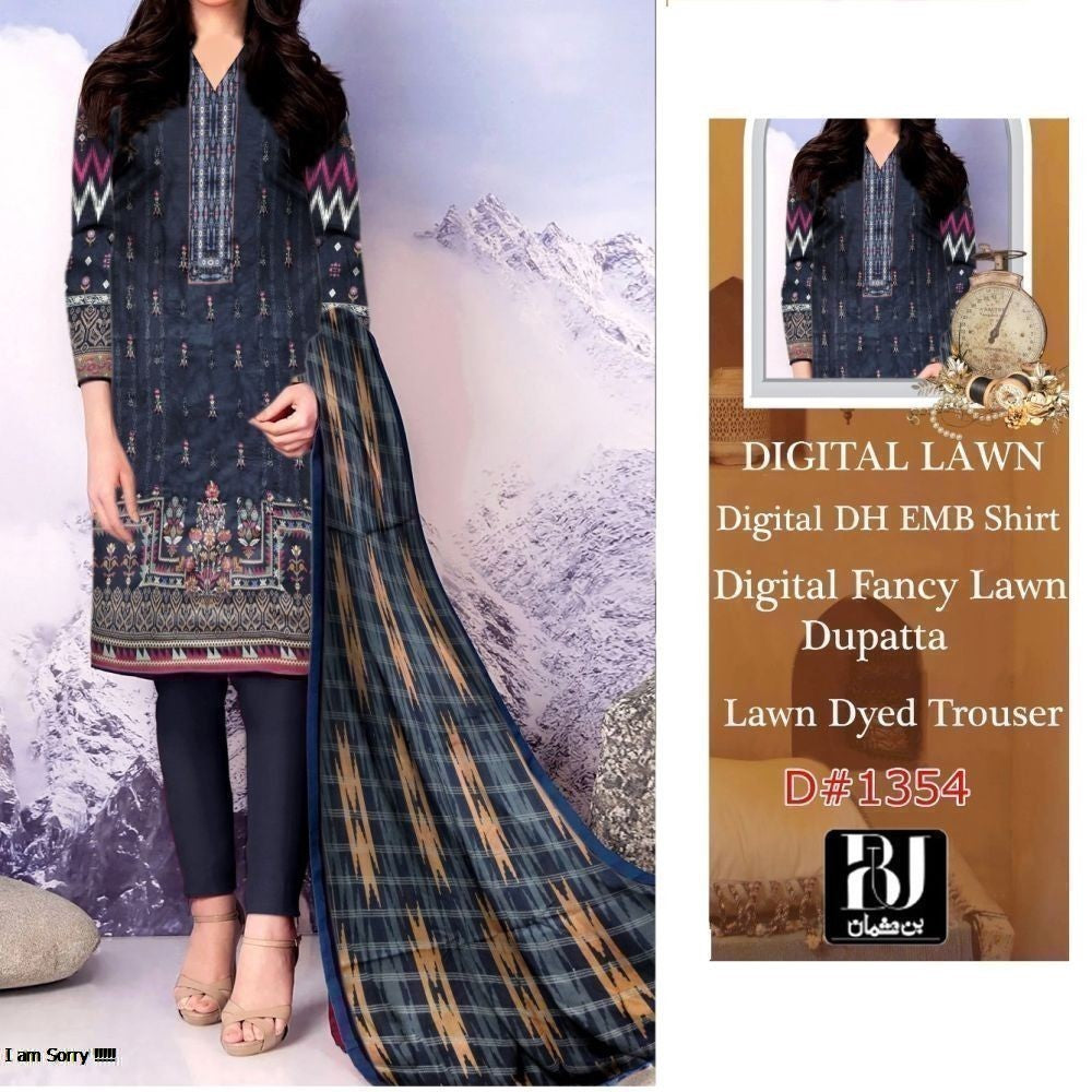 Lawn Double Head EMB (1331-005) UN Creation
