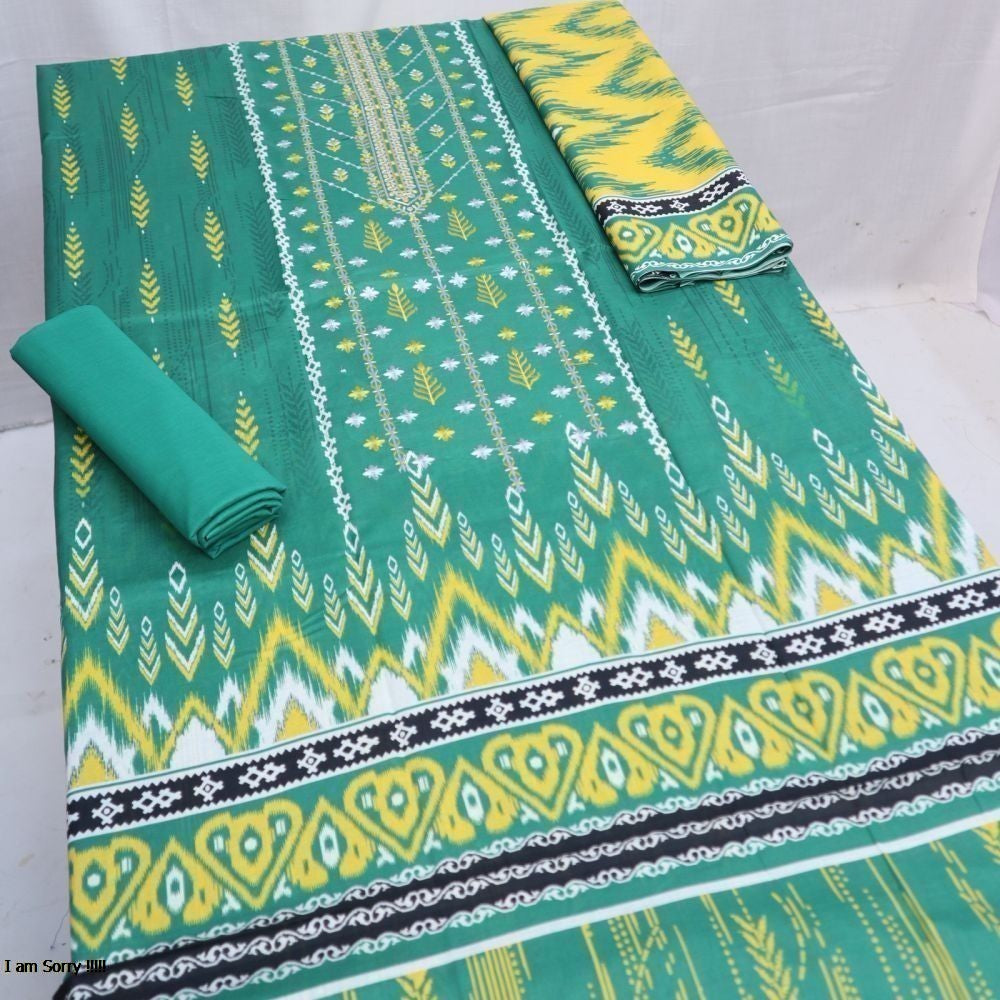 Lawn Neckline Embroidered (1333-006) Shahi Jora