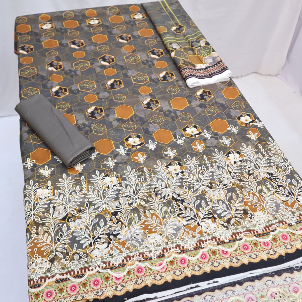 Lawn Daman Boring (1342-005) Fatima's Collection
