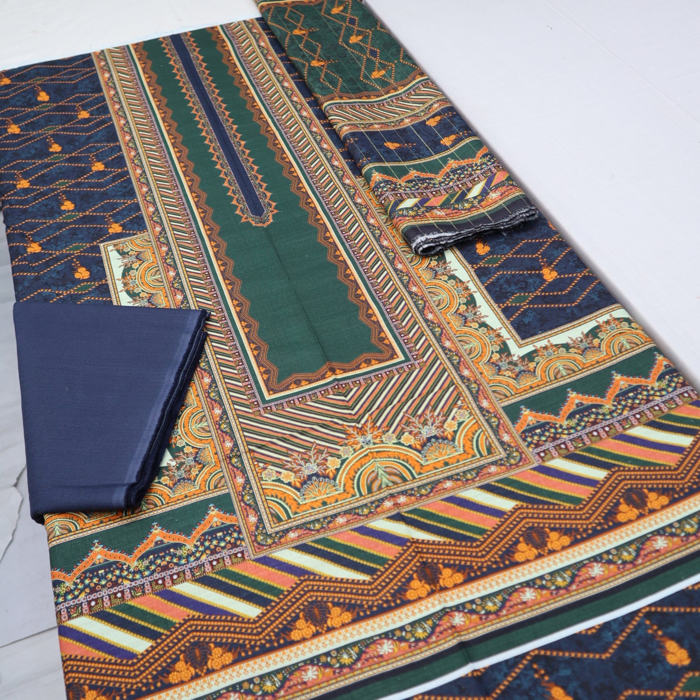 Digital Khaddar 3 Piece (1375-096) Bin Saeed