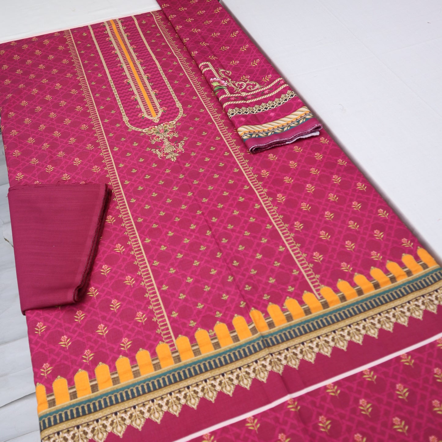 Digital Khaddar 3 Piece (1375-122) Bin Saeed