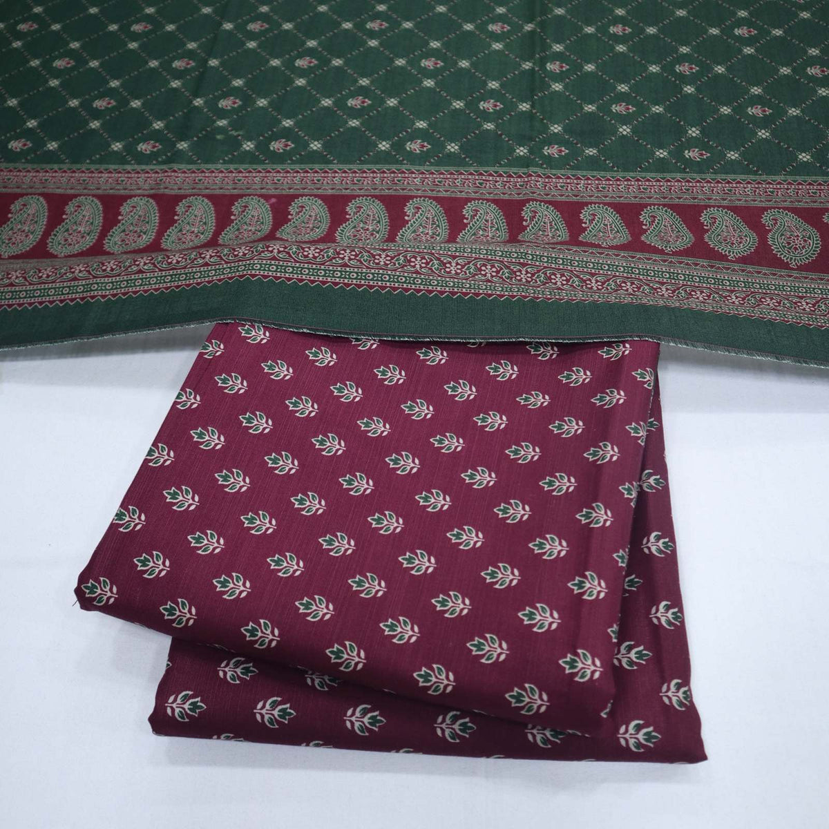 Bin Saeed Digital Khaddar 3 Piece (1375-384)