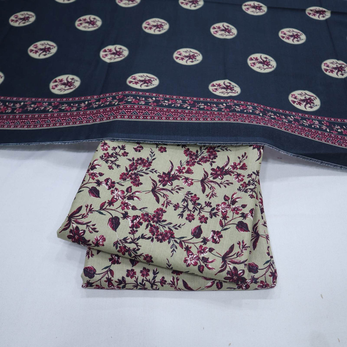 Bin Saeed Digital Khaddar 3 Piece (1375-391)