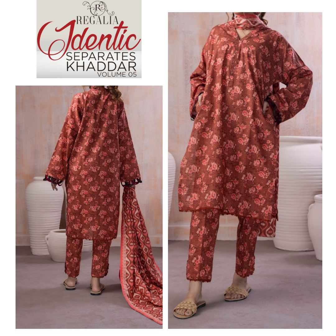 Identic Khaddar Vol # 5 SKU (1399-008) Regalia