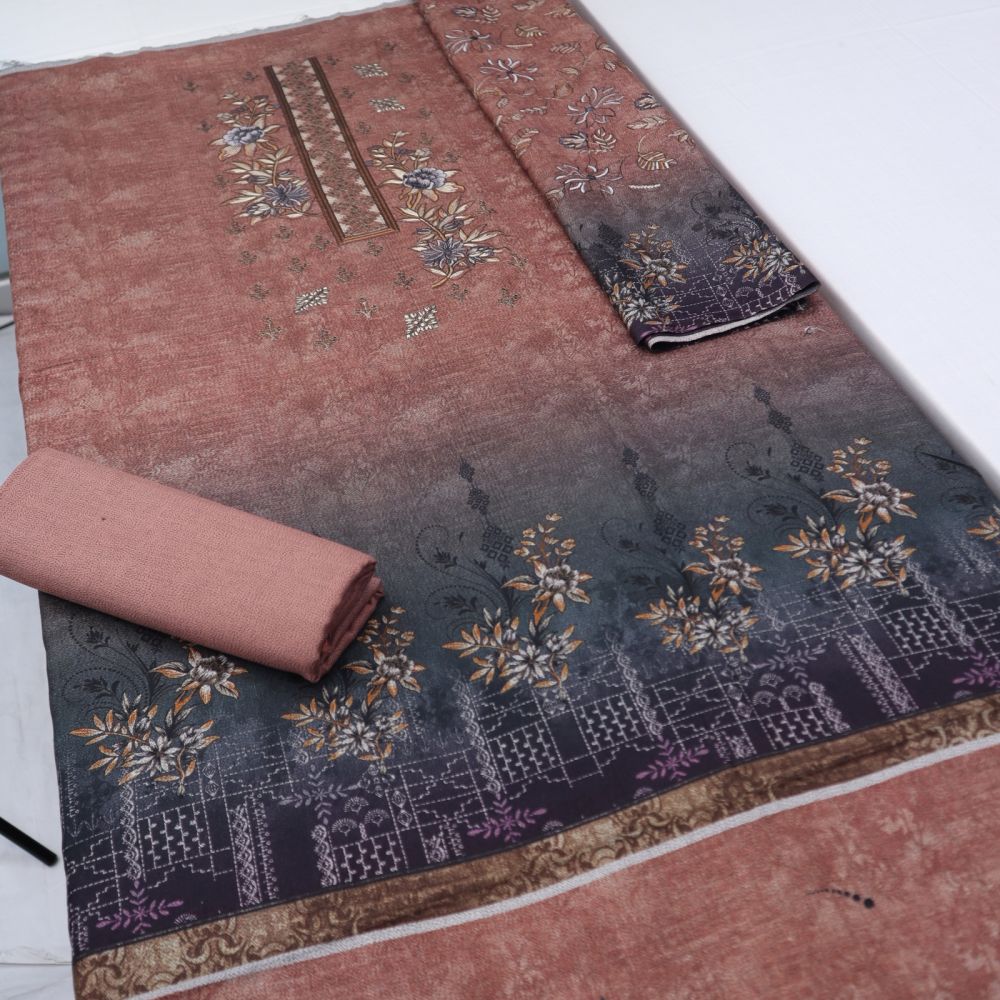 Kainat Dhanak Bareeze EMB Shawl (1409-002) Fatima Collection