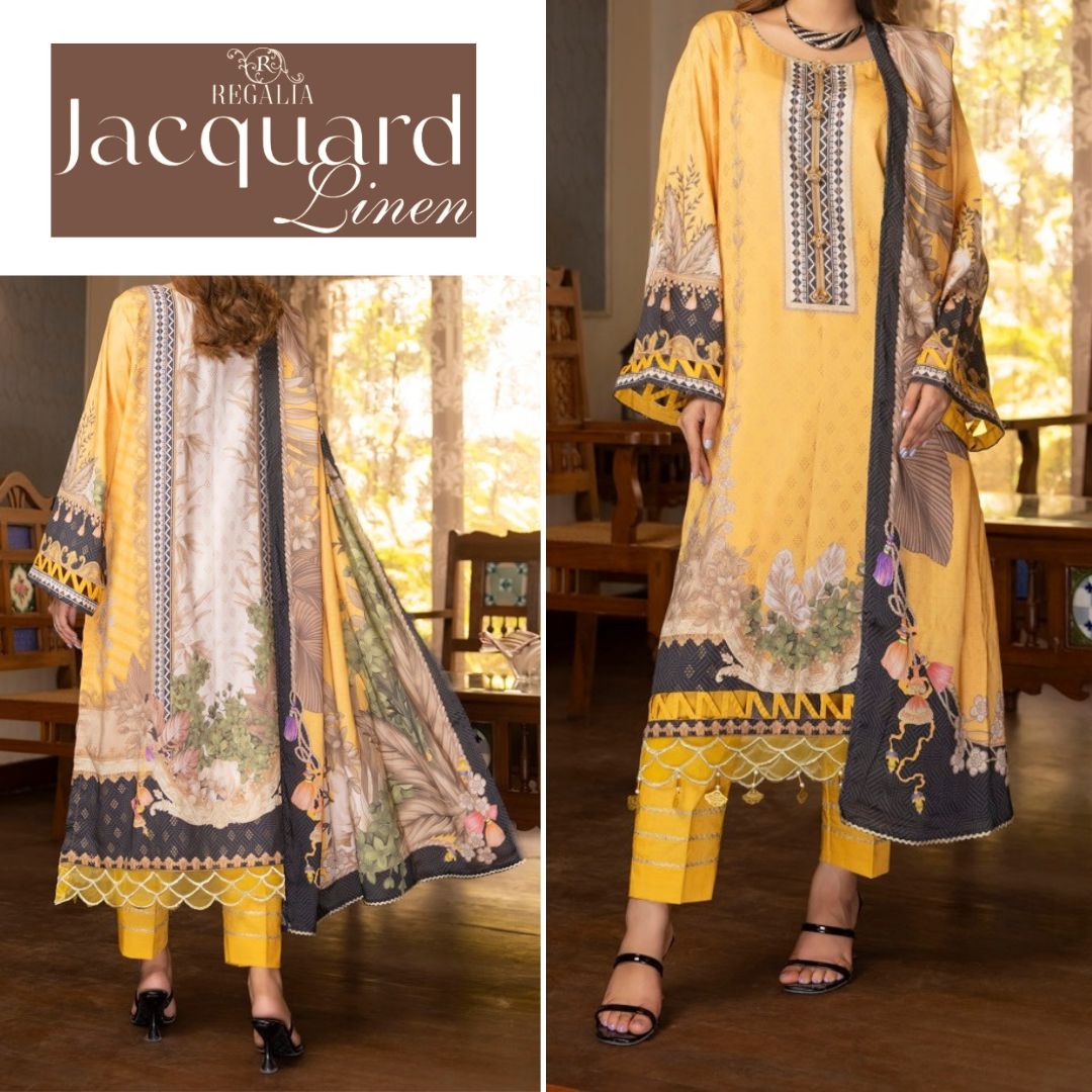 Jacquard Linen 3 Piece (1416-006) Regalia