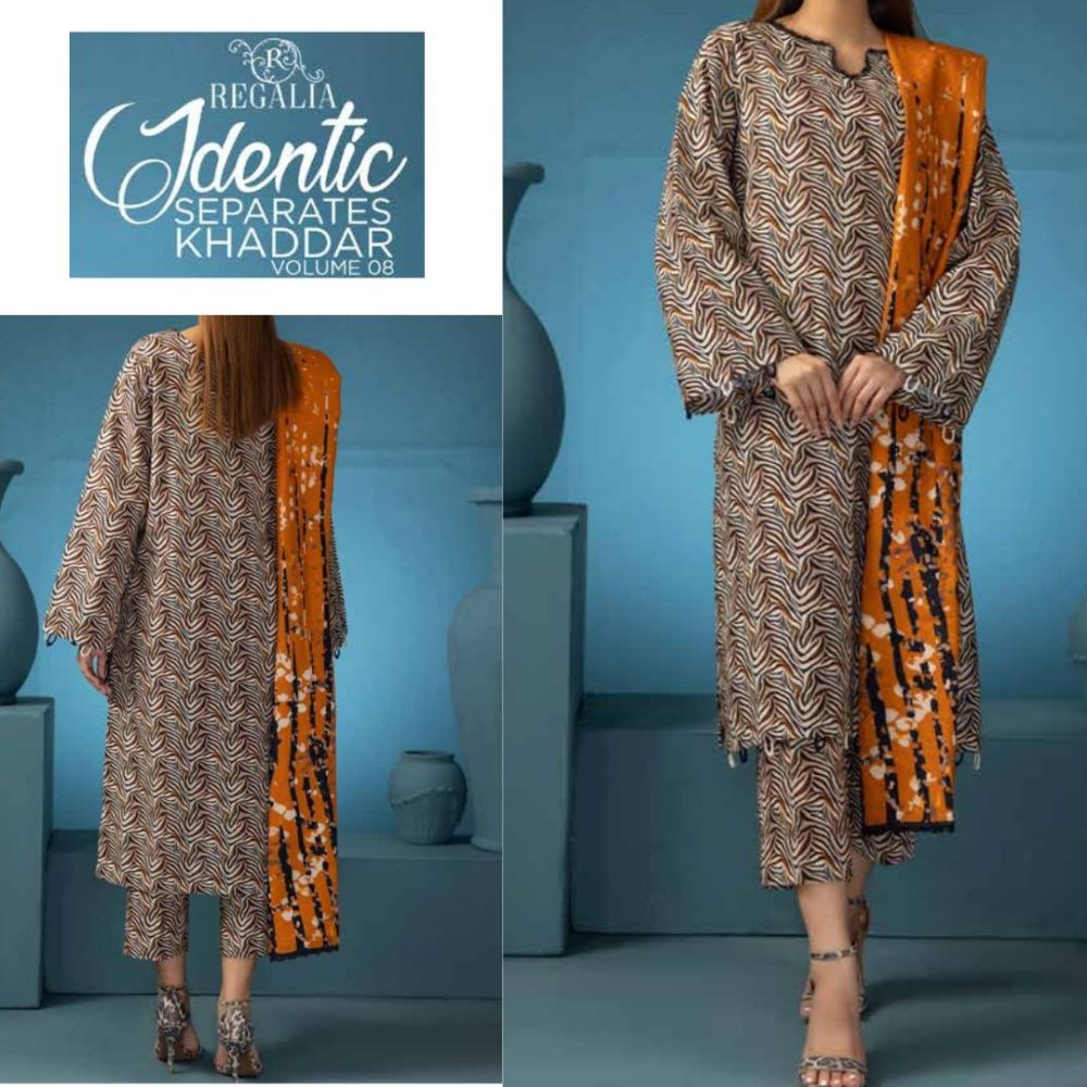 Identic Khaddar Vol # 8 (1441-005) Regalia