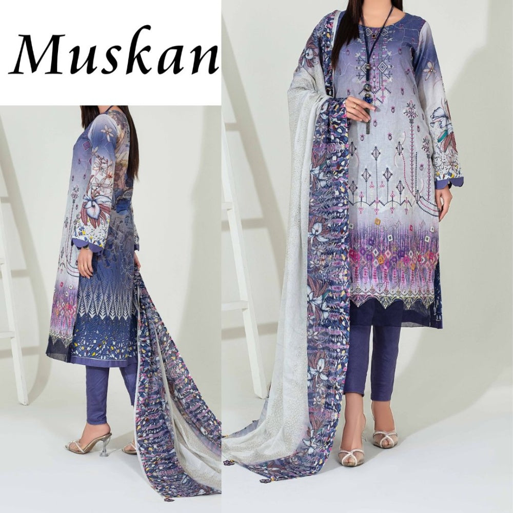 Muskan Embroidered Dupatta Fatima Collection (1458-007)