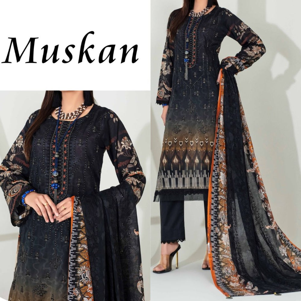 Muskan Embroidered Dupatta Fatima Collection (1458-009)