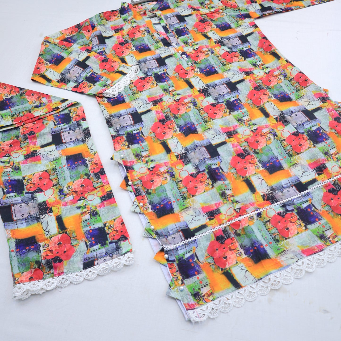 Stitch Lawn 2 Piece OK Collection (1462-016)