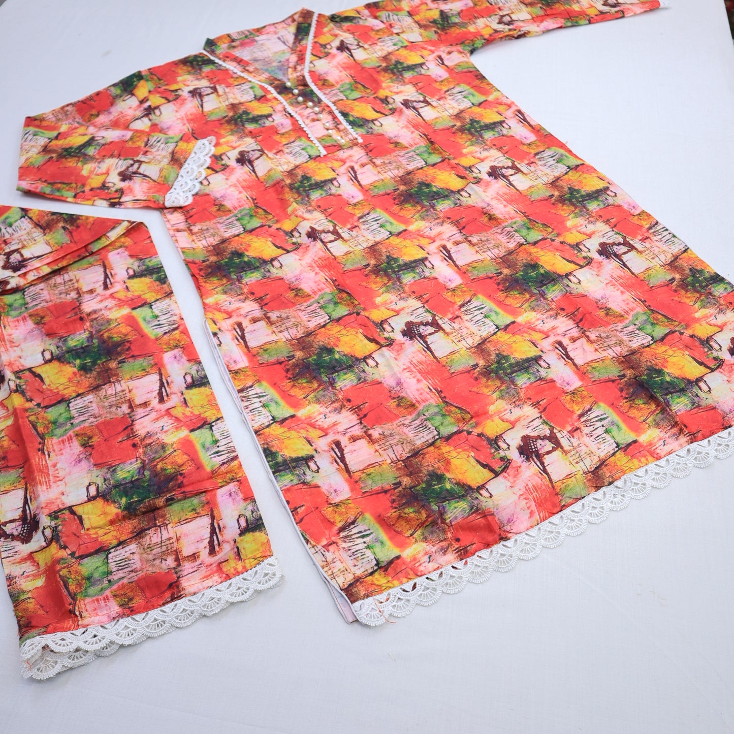 Stitch Lawn 2 Piece OK Collection (1463-012)
