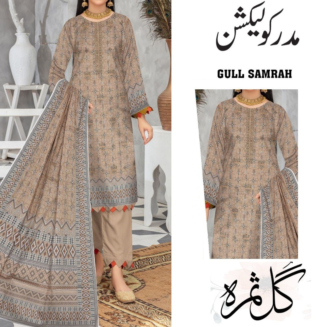 Gull Shamrah Mother Collection Embroidered (1473-005)