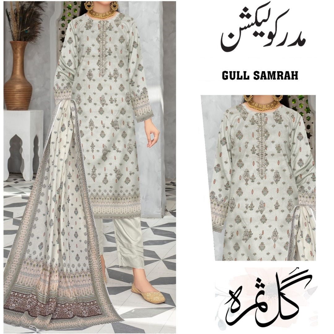 Gull Shamrah Mother Collection Embroidered (1473-006)