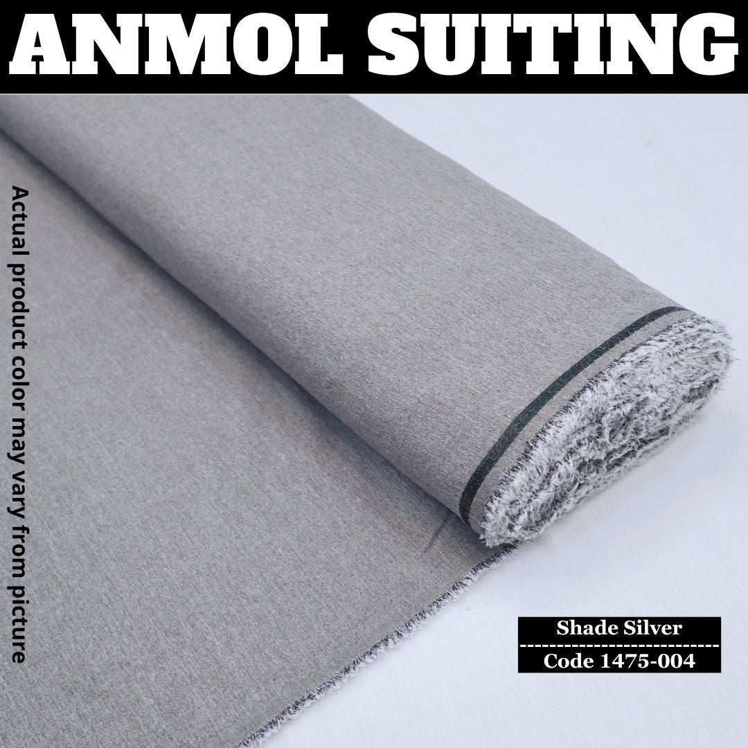 Gents Anmol Suiting Silver (1475-004)