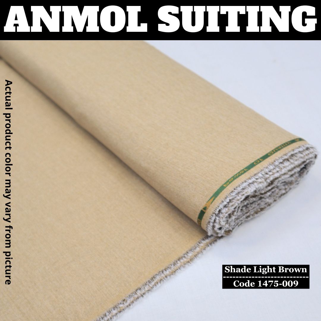 Gents Anmol Suiting Light Brown (1475-009)