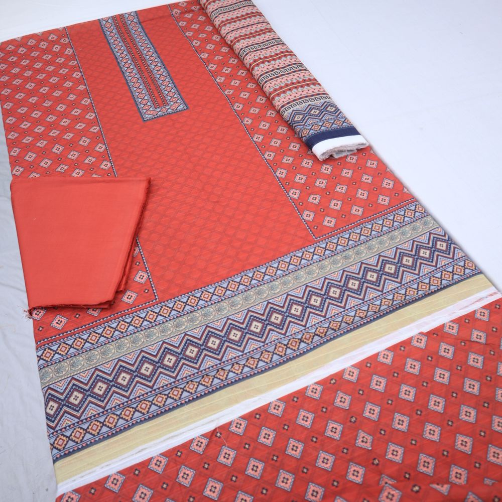 Malabis Dhoriya Lawn 3 Piece (1476-003)