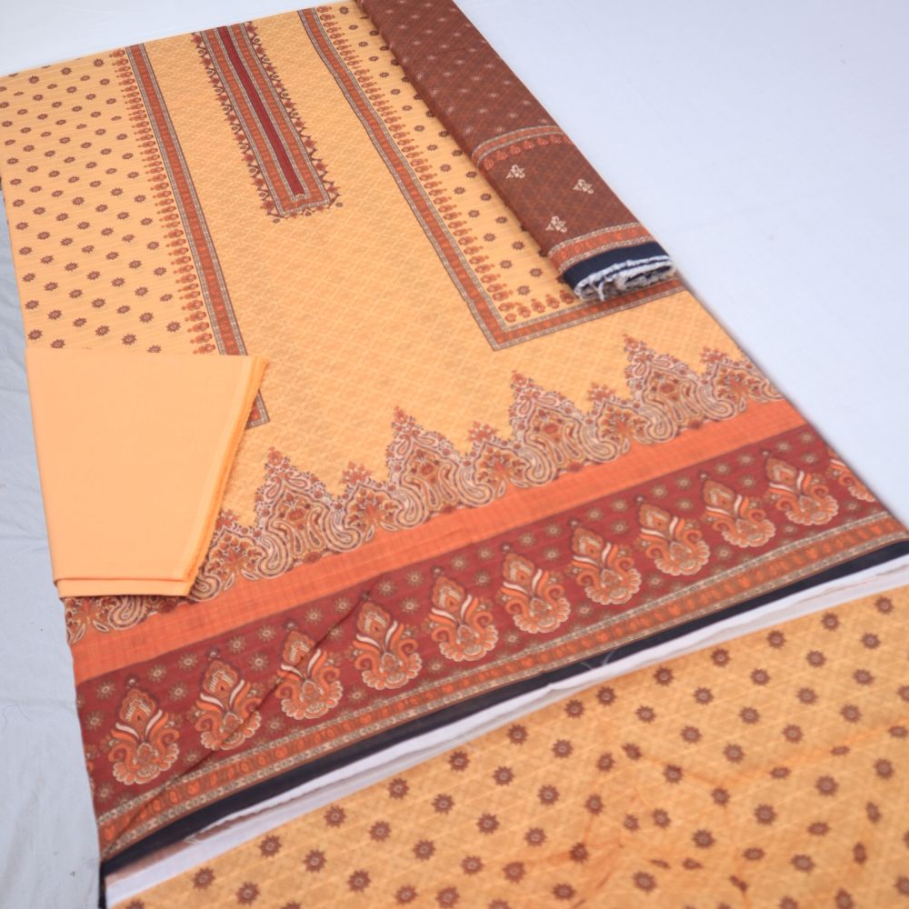 Malabis Dhoriya Lawn 3 Piece (1476-010)