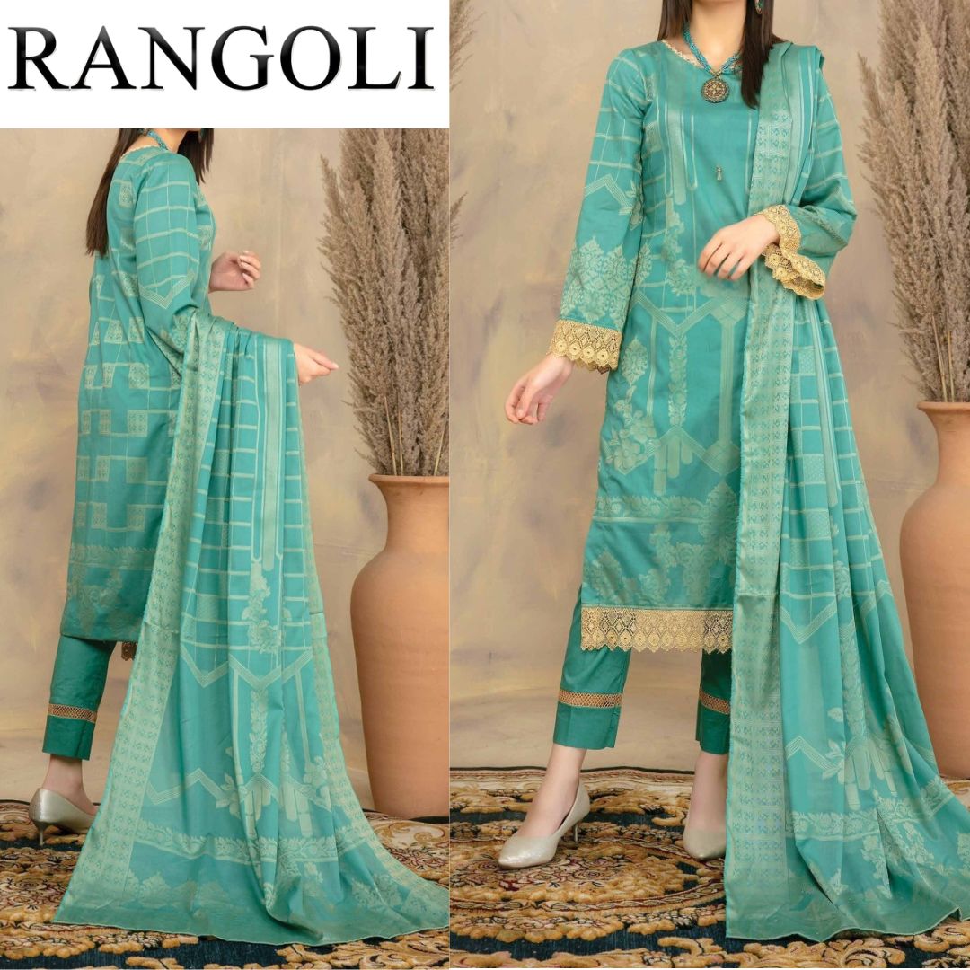 Rangoli Jacquard 3 Piece (1480-006)