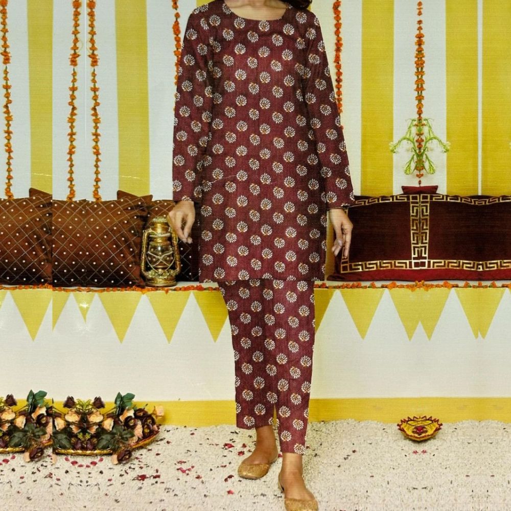 Fatima Collection Printed Lawn 2 Piece (1486-004)