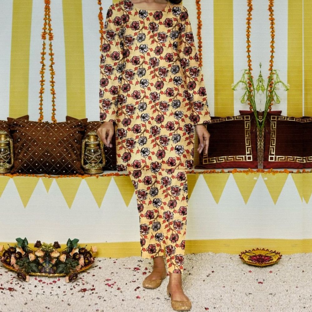 Fatima Collection Printed Lawn 2 Piece (1486-005)
