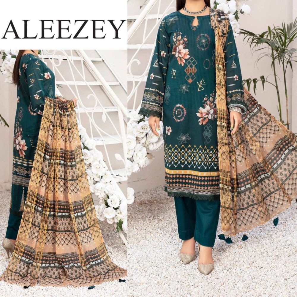 Fatima Collection Aleezay Lawn Bana Dora (1491-010)
