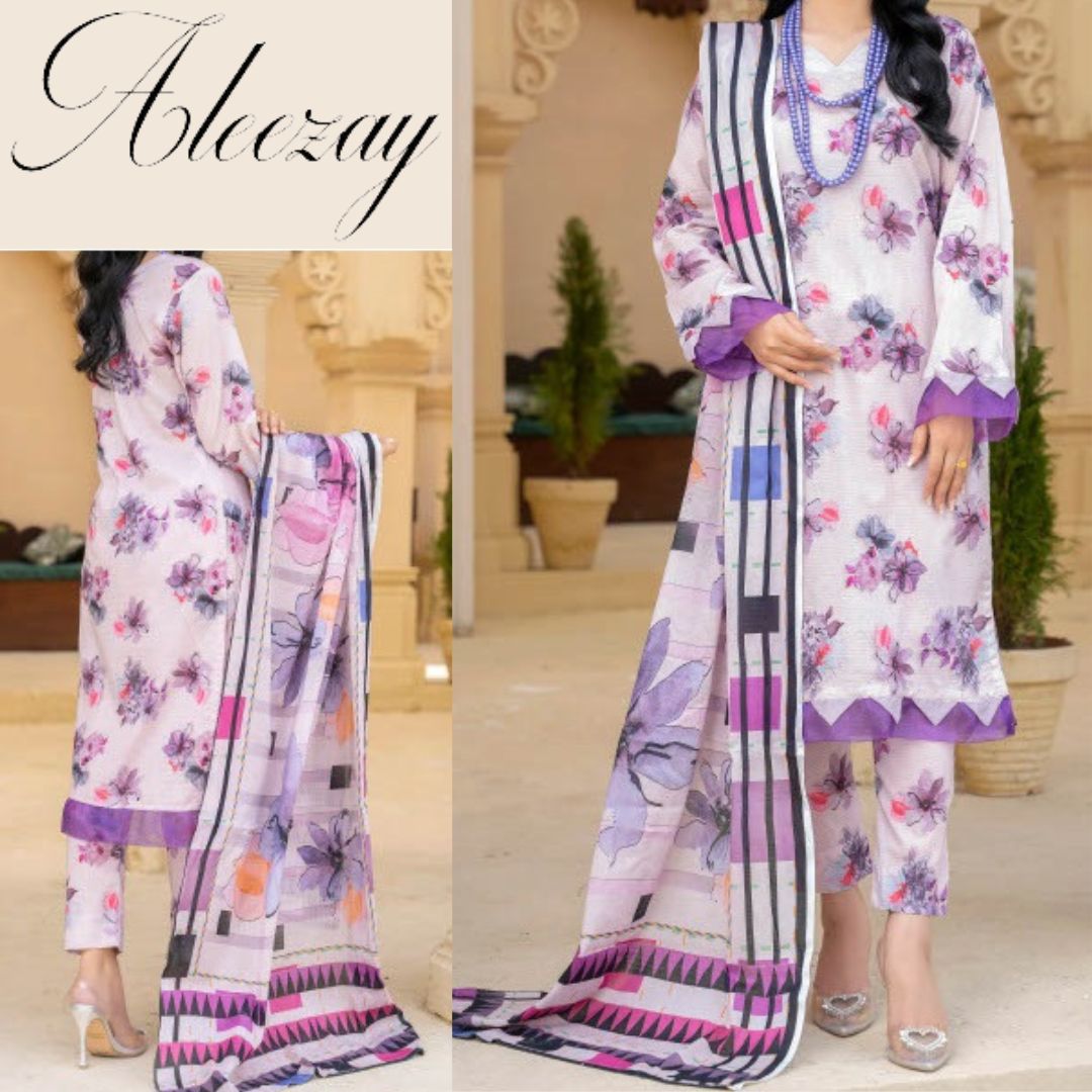 Fatima Collection Aleezay Bana Dora Lawn (1495-001)