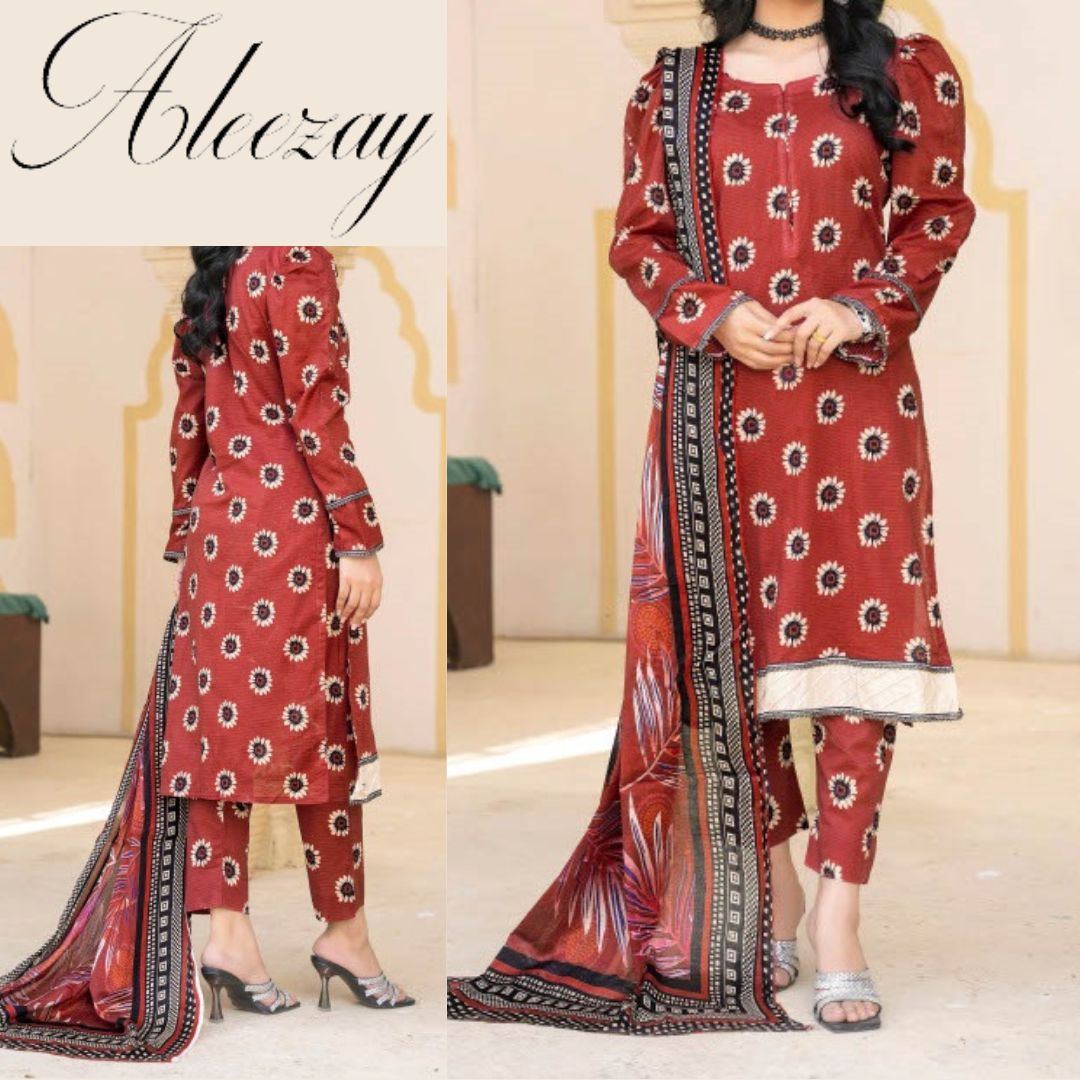 Fatima Collection Aleezay Bana Dora Lawn (1495-002)