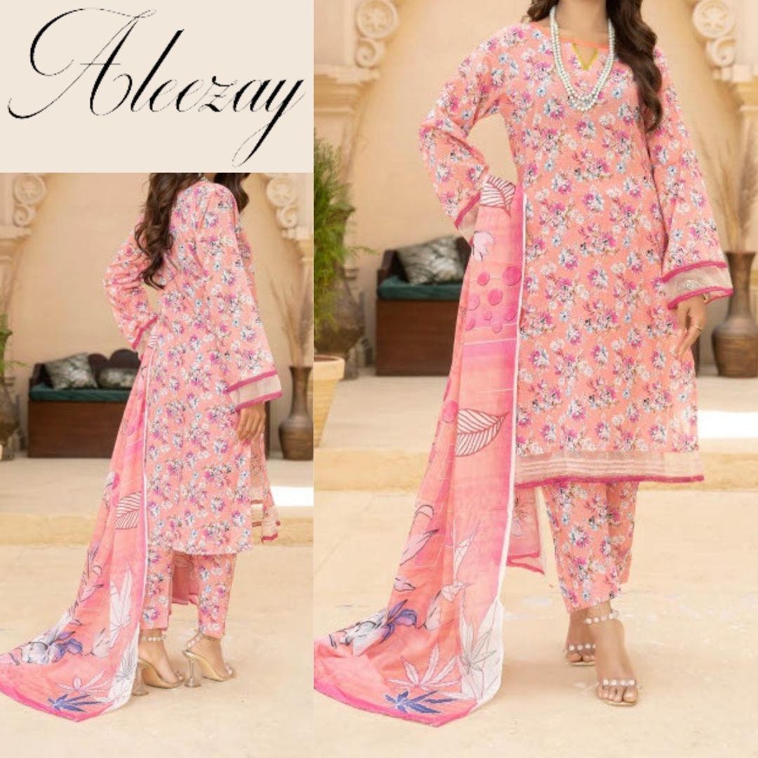 Fatima Collection Aleezay Bana Dora Lawn (1495-005)