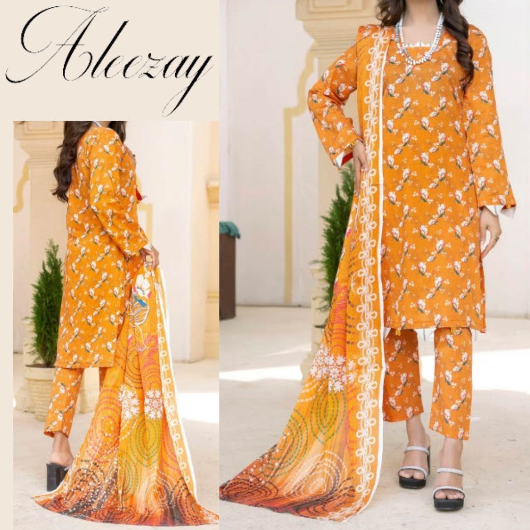 Fatima Collection Aleezay Bana Dora Lawn (1495-008)