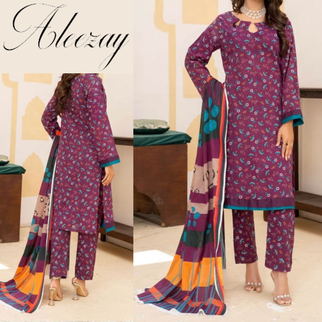 Fatima Collection Aleezay Bana Dora Lawn (1495-009)